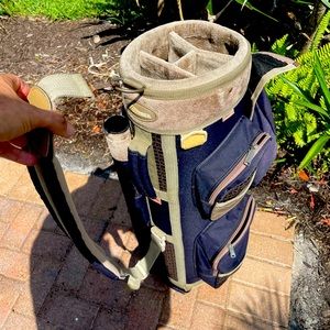 Datrek Golf Cart Bag With Rain Cover , shoulder strap